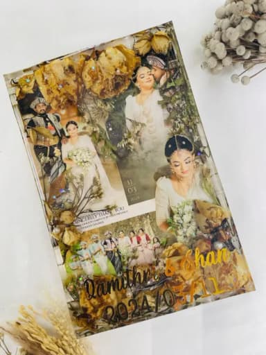 Epoxy Resin Wedding Keepsake - autumnlane