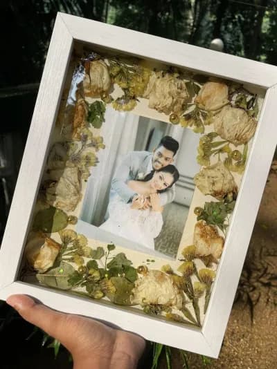 Custom Floral Resin Art