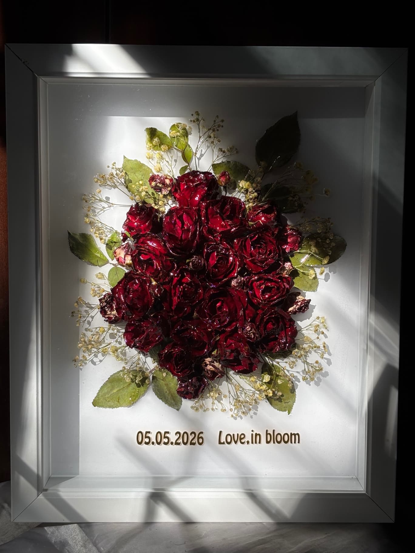 Glass frame preservation 